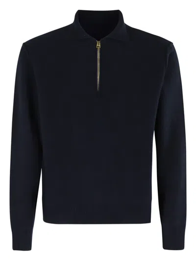 Fortela Half-zip Sweater In Blue