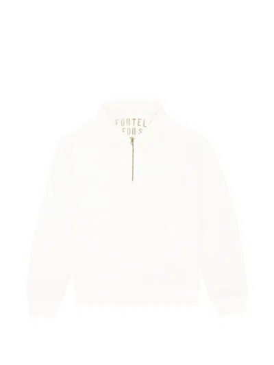 Fortela Half-zip Sweatshirt In Nude