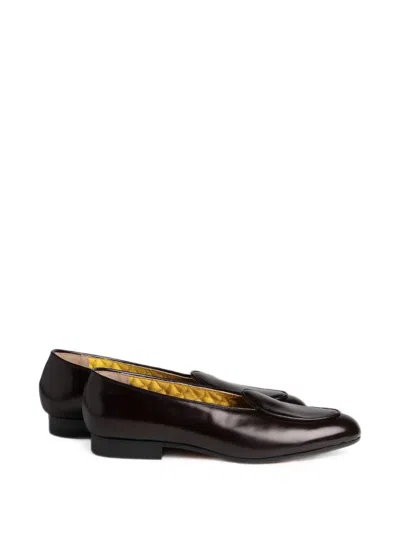 Fortela Hampton Abrasive Leather Slippers In Multi