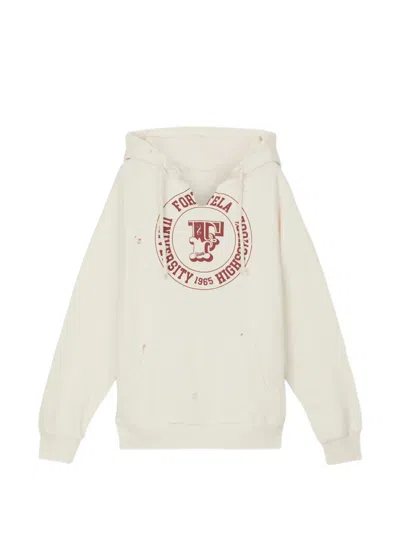 Fortela Holly Cotton Sweatshirt In Neutral