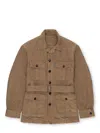 Fortela Safari Jacket In Brown
