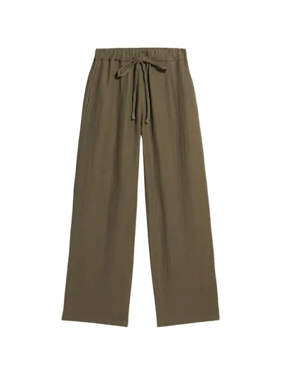 Fortela Jaleh Drawstring Trousers In Green