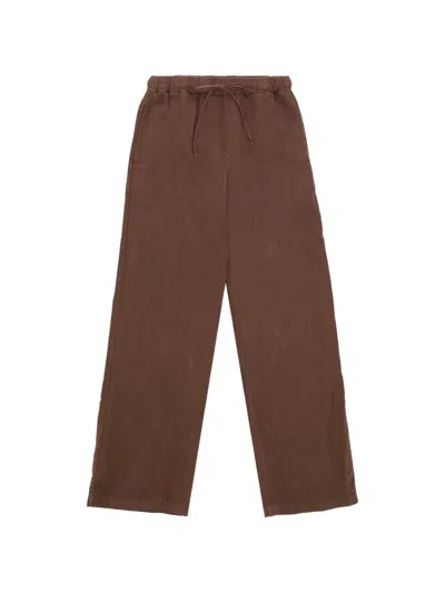 Fortela Jaleh Drawstring-fastening Trousers In Brown