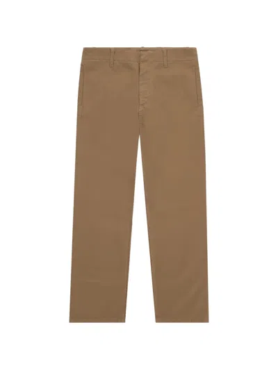 Fortela Jamiet Belt-loops Trousers In Brown
