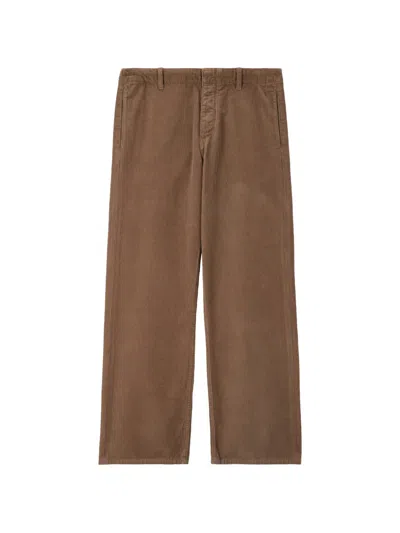 Fortela Jamiet Chino Corduroy Trousers In Brown