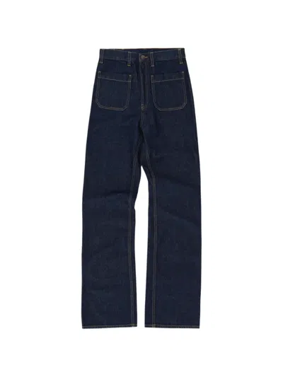 Fortela Jane Belt-loop Jeans In Blue