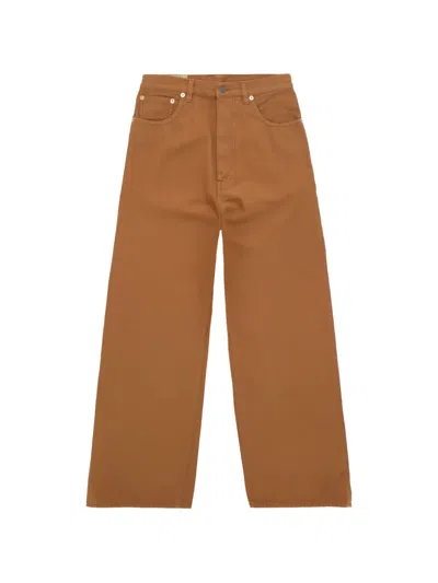 Fortela Jaron Wide-leg Trousers In Brown