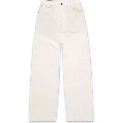 Fortela Jaron Wide Leg Wool Trousers In Neutral