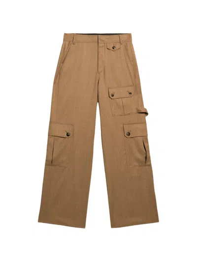 Fortela Jayda Cargo Pants In Brown