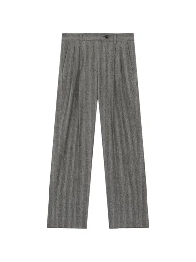 Fortela Jem Pinstripe Virgin Wool Pences Trousers In Multi