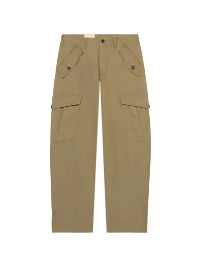 Fortela Jesla Cargo Canvas Parachute Trousers In Brown