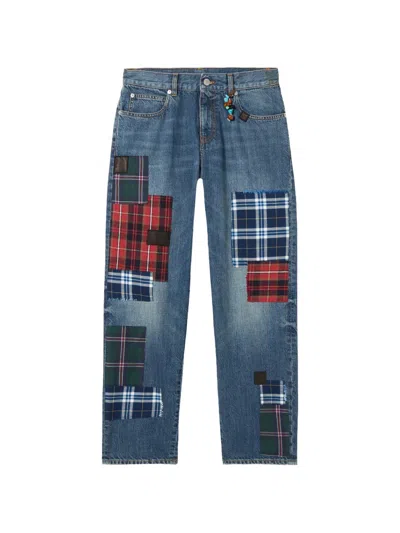 Fortela Jill Custom Wash 5-pocket Denim Trousers In Blue