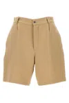 Fortela Beige Jillian Bermuda Shorts In Brown