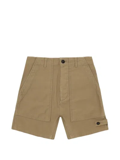 Fortela Jim Four-pocket Shorts In Brown
