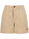 Fortela Beige Jim Bermuda Shorts In Neutrals