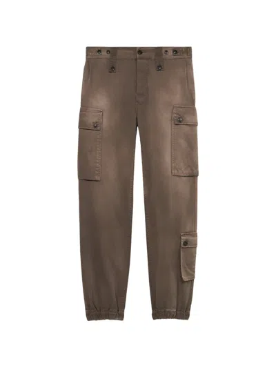Fortela Jodit Cargo-pocket Trousers In Brown