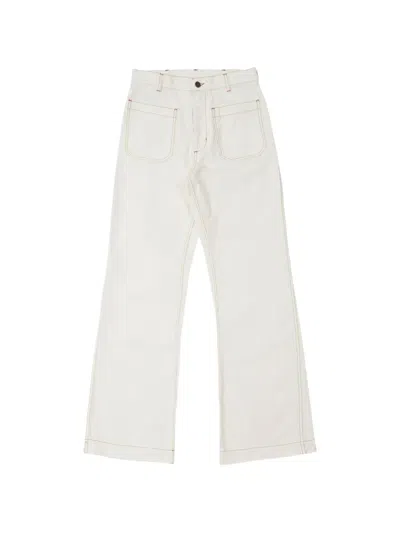 Fortela Joellet Wide-leg Jeans In White