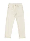 Fortela Five-pocket Denim Pants With Refined Fit In Neutral