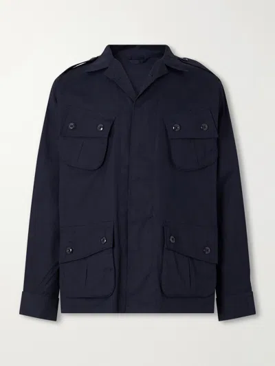 Fortela Jungle Cotton-gabardine Jacket In Animal Print