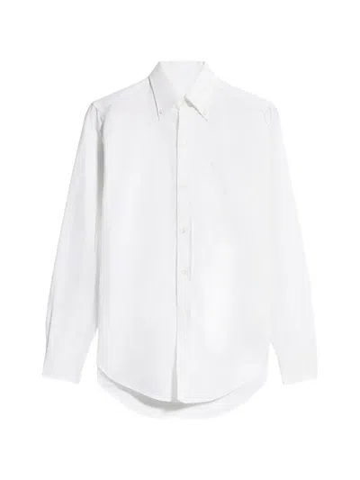 Fortela King Button-down Pocket Shirt In White