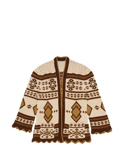 Fortela Lalie Pocket Cardigan In Multi