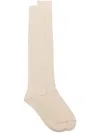Fortela Logo-print Socks In Neutrals