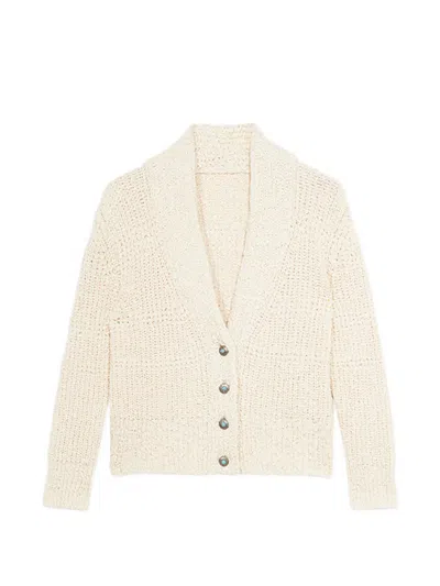 Fortela Lola Cotton Cardigan In White