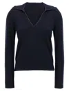 Fortela Blue V Neck Sweater