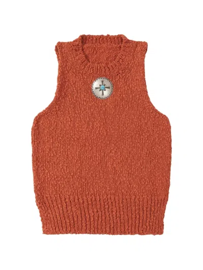 Fortela Luisa Knit Top In Orange