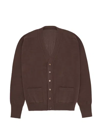 Fortela Lynch Cashmere Cardigan In Brown