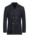 Fortela Man Blazer Midnight Blue Size 44 Wool