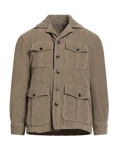 Fortela Man Jacket Khaki Size 40 Cotton