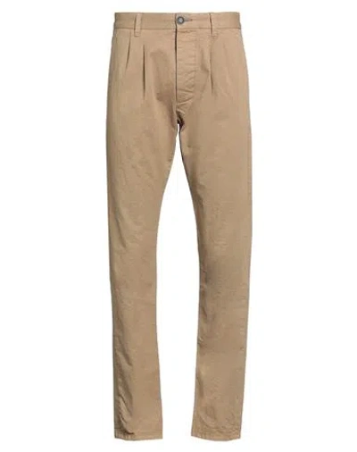 Fortela Man Pants Camel Size 30 Cotton In Sand