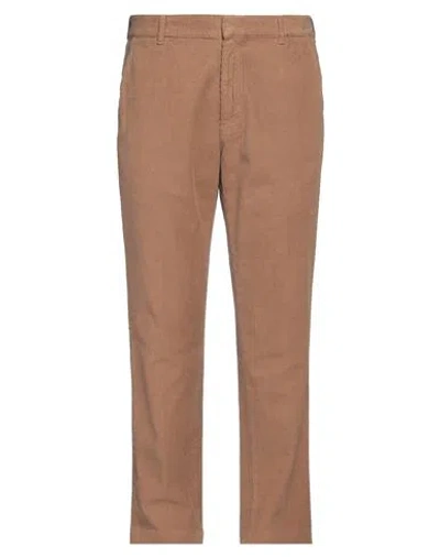 Fortela Man Pants Camel Size 33 Cotton