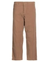 Fortela Man Pants Khaki Size 38 Cotton In Brown