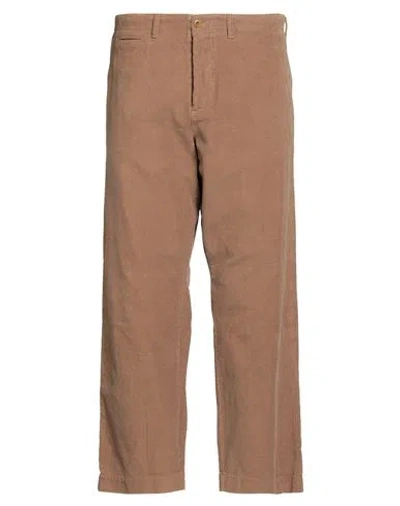Fortela Man Pants Khaki Size 38 Cotton In Brown