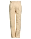 Fortela Man Pants Sand Size 32 Cotton In Neutral
