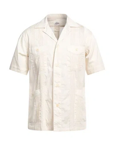 Fortela Man Shirt Cream Size Xl Cotton In White