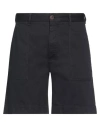 Fortela Man Shorts & Bermuda Shorts Midnight Blue Size 31 Cotton