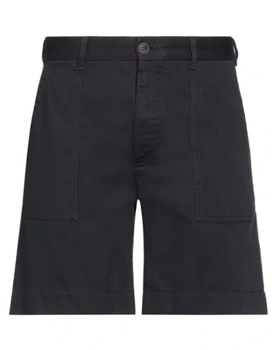 Fortela Man Shorts & Bermuda Shorts Midnight Blue Size 31 Cotton
