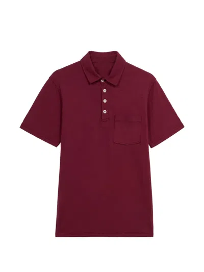 Fortela Maverick Pocket Polo Shirt In Red