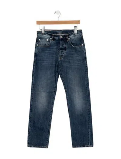 Pre-owned Fortela Mid-rise Straight Leg Jeans In Blue