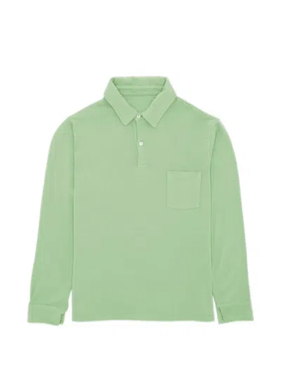 Fortela Missouril Long-sleeve Polo Shirt In Green