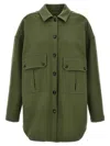 Fortela Green Monika Overshirt In Green