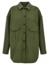 Fortela Green Monika Overshirt In Green