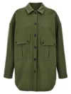 Fortela Green Monika Overshirt In Green