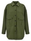 Fortela Green Monika Overshirt In Green