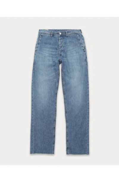 Fortela Naelia Lightweight Denim Pants In Blue