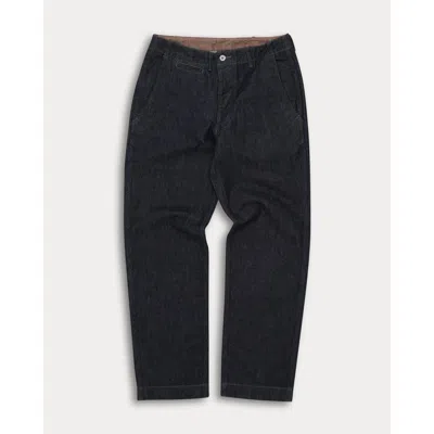 Fortela Officer Selvedge Japan Denim In Black