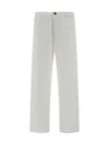 Fortela Man Pants Ivory Size 44 Cotton In White